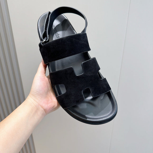 HM GENIUS SANDAL BLACK SUEDE
