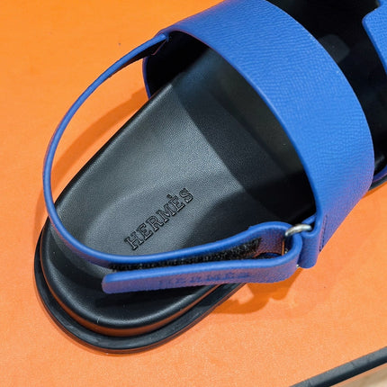 HM GENIUS SANDAL COBALT CALFSKIN