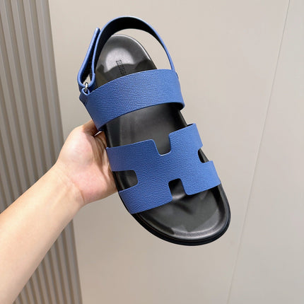 HM GENIUS SANDAL COBALT CALFSKIN