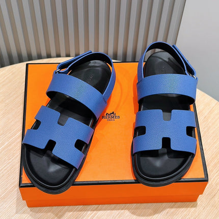 HM GENIUS SANDAL COBALT CALFSKIN