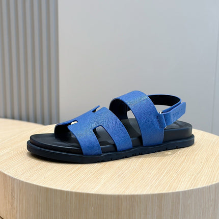 HM GENIUS SANDAL COBALT CALFSKIN