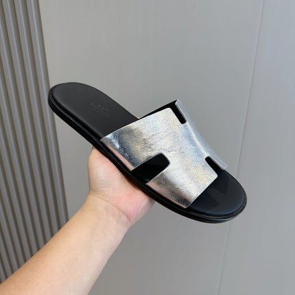 HM IZMIR SANDAL SILVER CALFSKIN