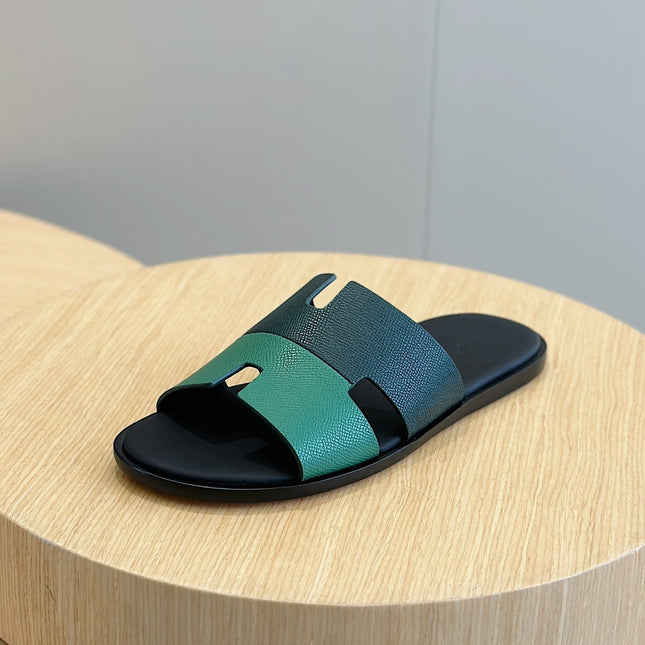 HM IZMIR SANDAL DENIM AND OCEAN CALFSKIN