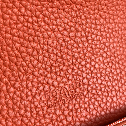 GRAND BLEU 16 IN ORANGE GOYARDINE CANVAS AND LAMBSKIN