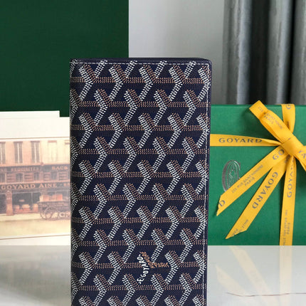 RICHELIEU WALLET 19 IN NAVY BLUE GOYARDINE CANVAS