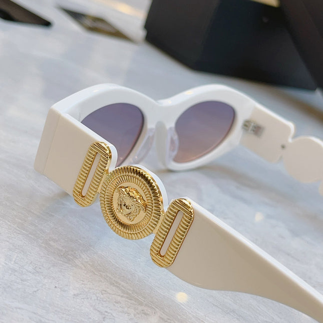 MEDUSA BIGGIE CAT-EYE FRAME SUNGLASSES VE 44780U IN ACETATE