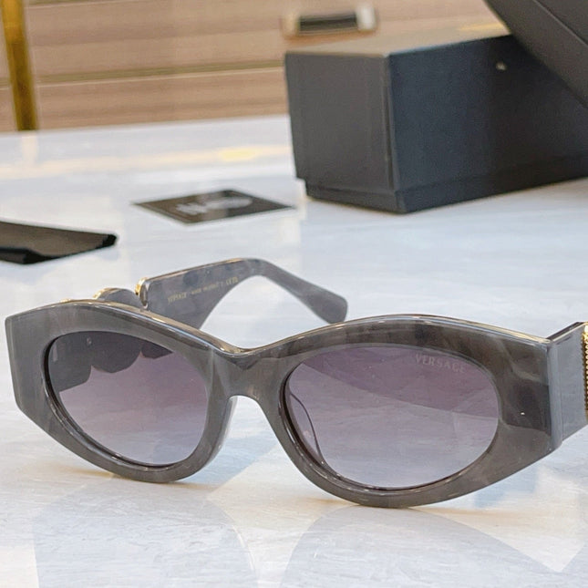 MEDUSA BIGGIE CAT-EYE FRAME SUNGLASSES VE 44780U IN ACETATE