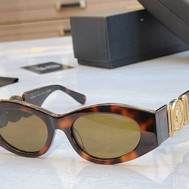 MEDUSA BIGGIE CAT-EYE FRAME SUNGLASSES VE 44780U IN ACETATE
