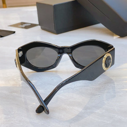 EMBOSSED LOGO MEDUSA BIGGIE RHOMBUS FRAME SUNGLASSES VE 422/E IN ACETATE