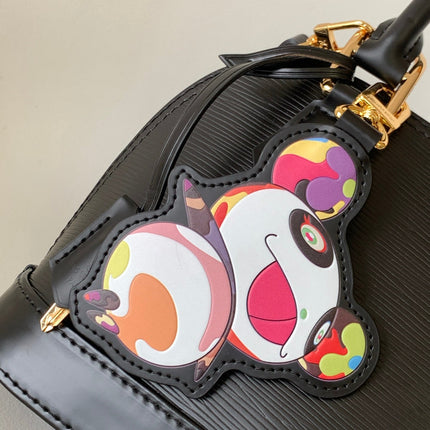 LV 25S ALMA BB BAG 23 IN BLACK EPI CALFSKIN GOLD HARDWARE