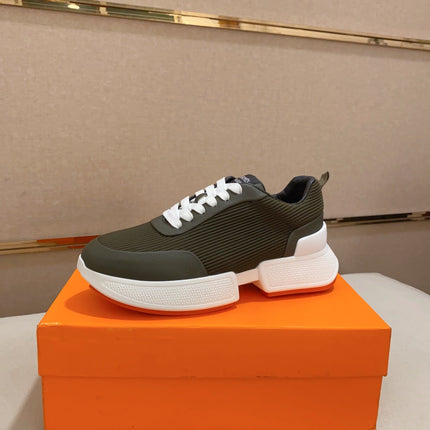 HM BOUNCING SNEAKER OLIVE WEAVE