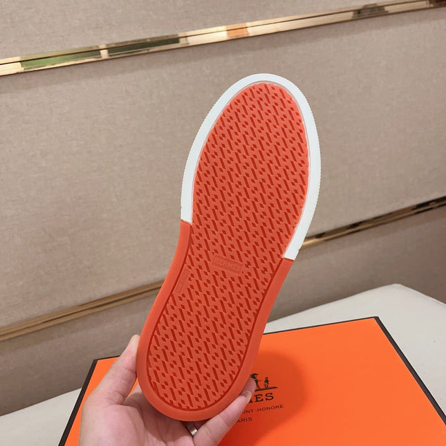 HM DAY SNEAKER WHITE AND CARROT FABRIC