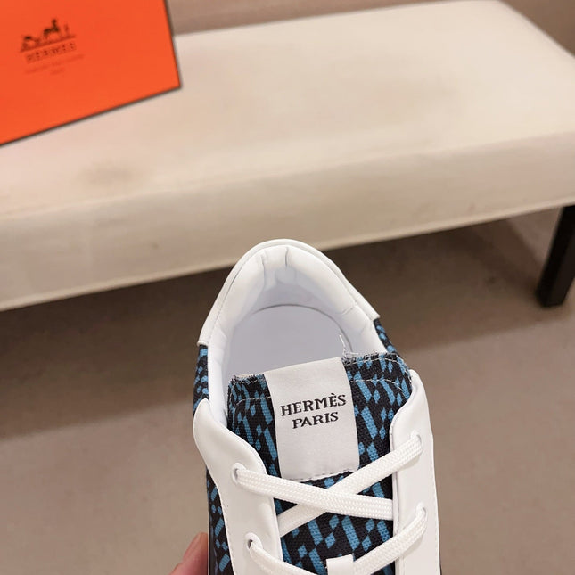 HM DAY SNEAKER SKY AND BLACK FABRIC