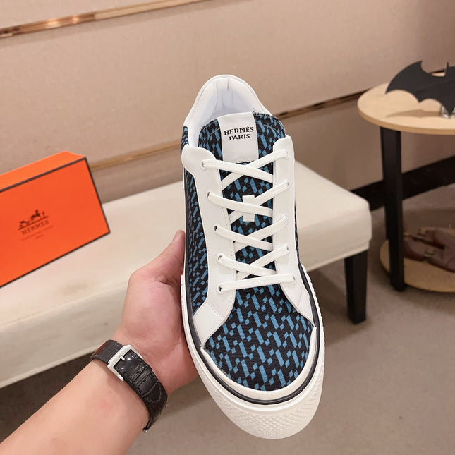 HM DAY SNEAKER SKY AND BLACK FABRIC