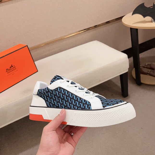 HM DAY SNEAKER SKY AND BLACK FABRIC
