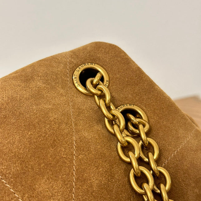 JAMIE 43 LARGE SUEDE CARAMEL BROWN