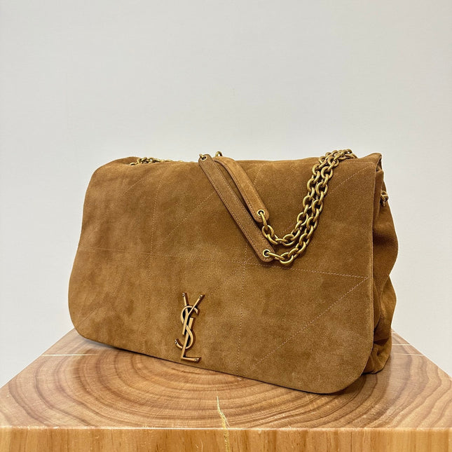 JAMIE 43 LARGE SUEDE CARAMEL BROWN