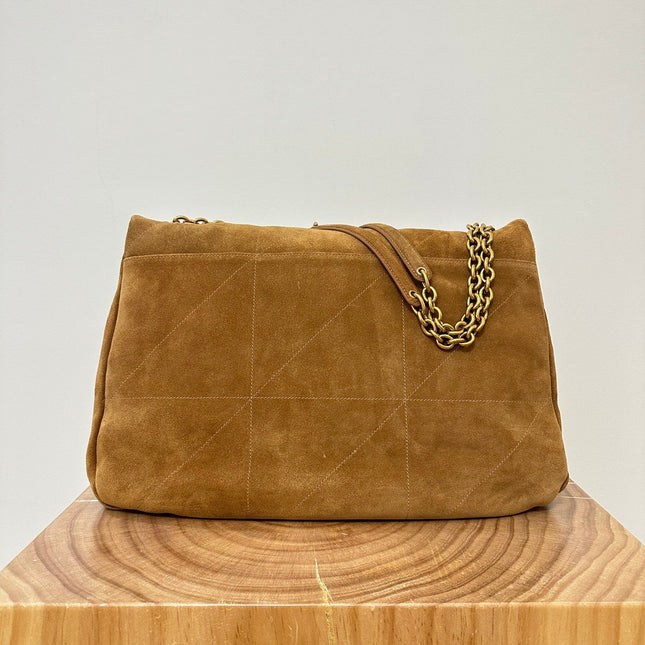 JAMIE 43 LARGE SUEDE CARAMEL BROWN