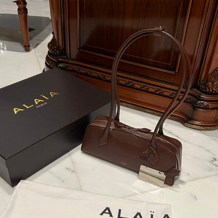 LE TECKEL MEDIUM BAG 33 IN QUINCY BROWN GOATSKIN