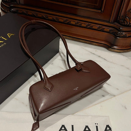 LE TECKEL MEDIUM BAG 33 IN QUINCY BROWN GOATSKIN