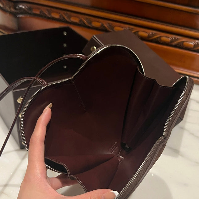 LE COEUR BAG 21 IN HICKORY BROWN SUEDE