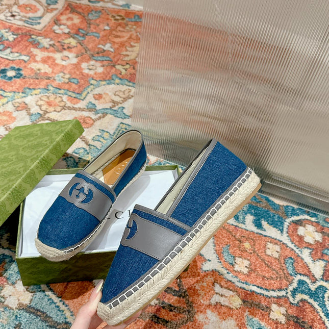 GG ESPADRILLES SLIP - ON AEGEAN CANVAS