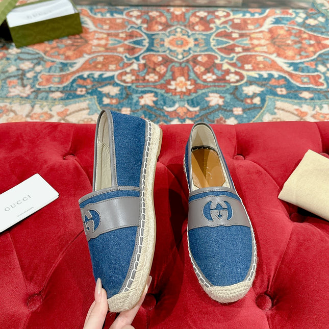 GG ESPADRILLES SLIP - ON AEGEAN CANVAS