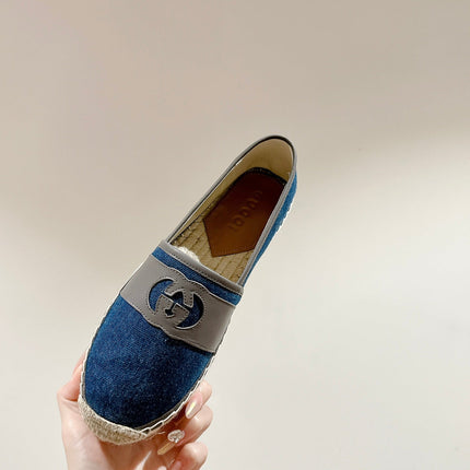 GG ESPADRILLES SLIP - ON AEGEAN CANVAS