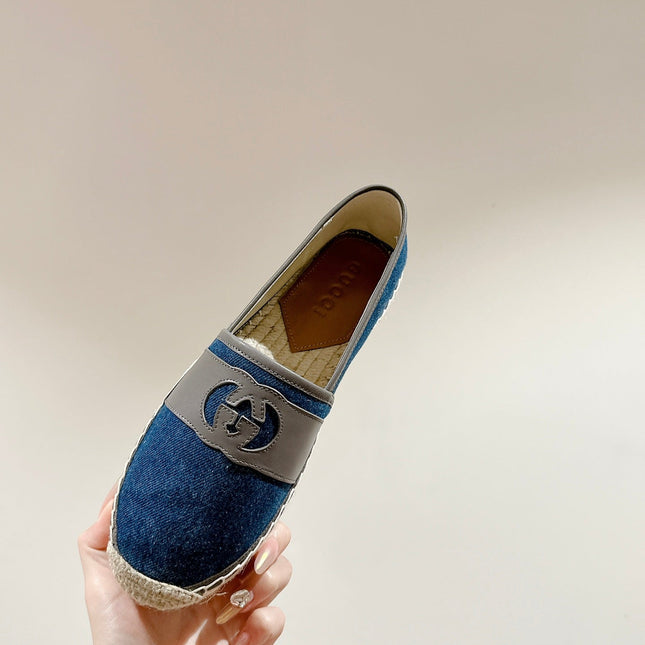 GG ESPADRILLES SLIP - ON AEGEAN CANVAS
