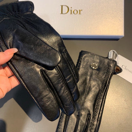TOUCHSCREEN GLOVES IN BLACK SHEEPSKIN 458585