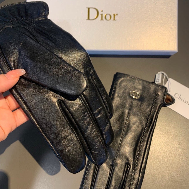 TOUCHSCREEN GLOVES IN BLACK SHEEPSKIN 458585