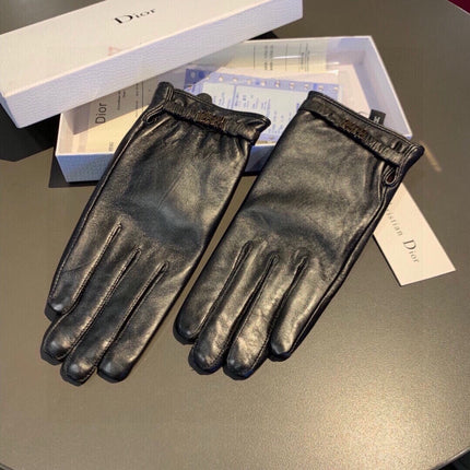 TOUCHSCREEN GLOVES IN BLACK LAMBSKIN 458586