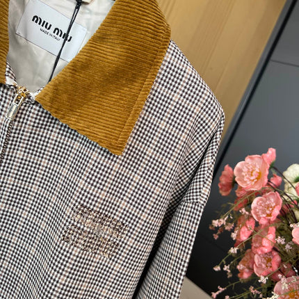MIUMIU LAPEL COLLAR COAT STYLE 68