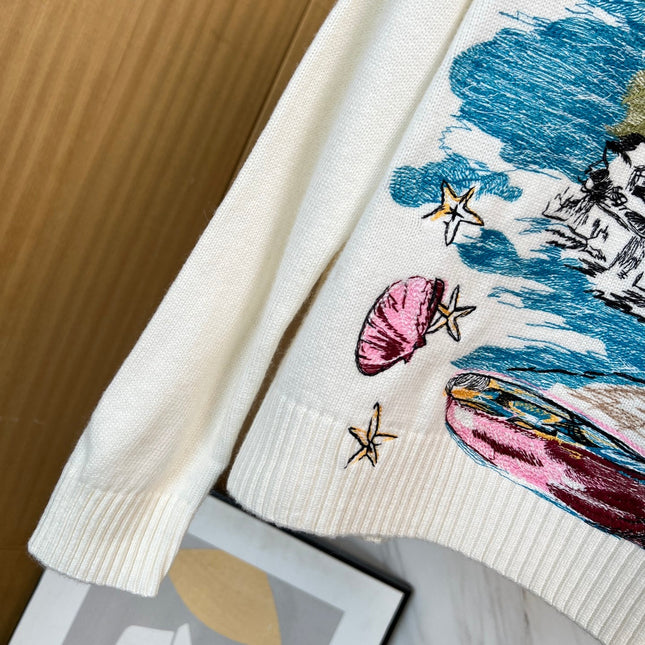 DIOR 25S LONG-SLEEVE CREW NECK T-SHIRT STYLE 199