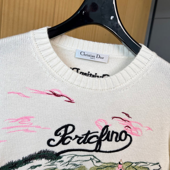 DIOR 25S LONG-SLEEVE CREW NECK T-SHIRT STYLE 199