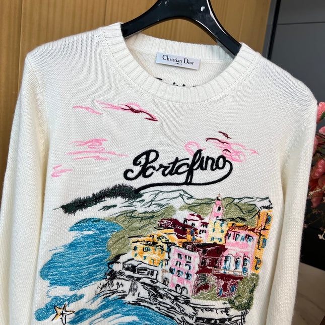 DIOR 25S LONG-SLEEVE CREW NECK T-SHIRT STYLE 199