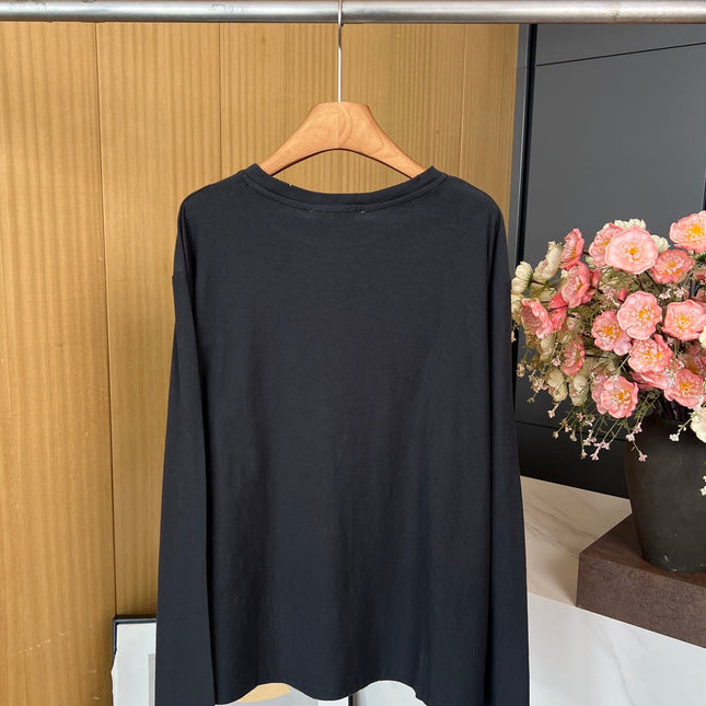 DIOR 25S LONG-SLEEVE CREW NECK T-SHIRT STYLE 198