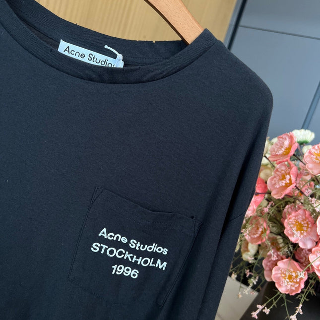 DIOR 25S LONG-SLEEVE CREW NECK T-SHIRT STYLE 198