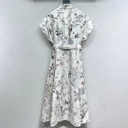 DIOR FLORAL LONG DRESS 275014