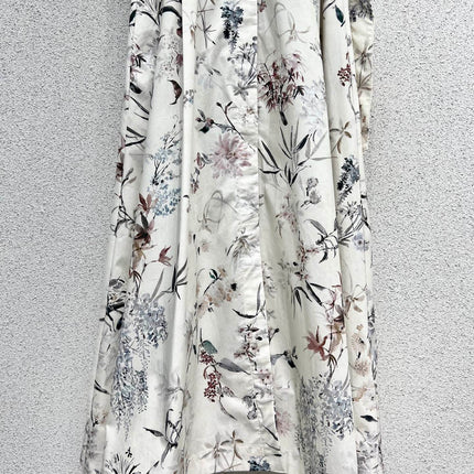 DIOR FLORAL LONG DRESS 275014