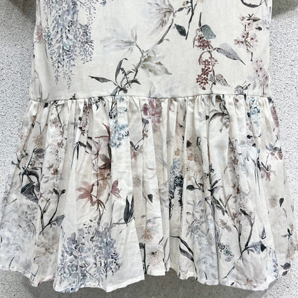 DIOR SHORT-SLEEVE RETRO DRESS 275031