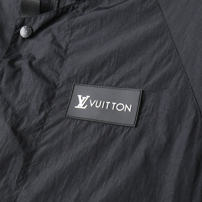 LV HOODED JACKET BLACK 239047