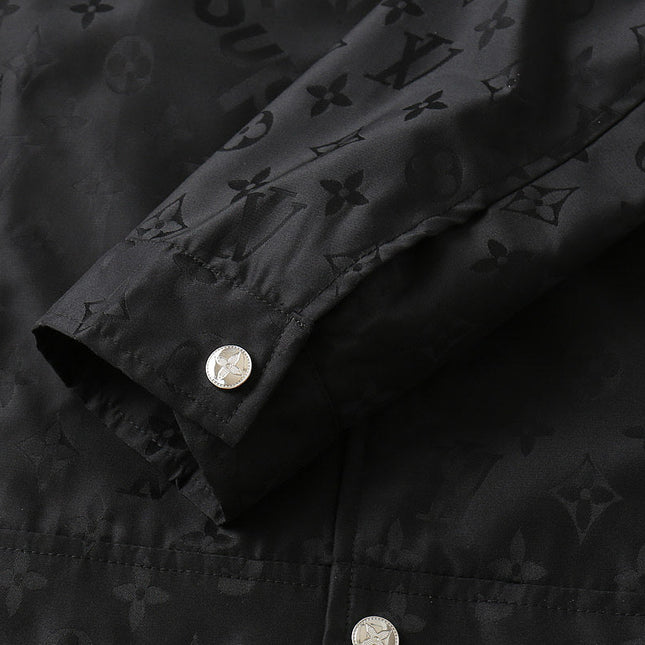 LV SHIRT JACKET BLACK MONOGRAM 239044