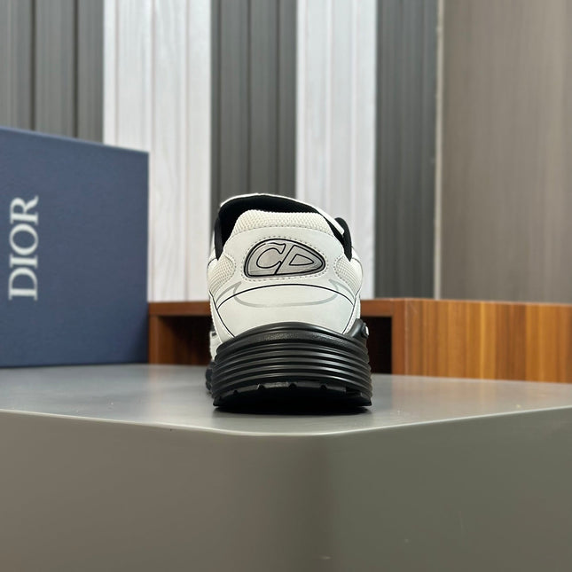 CD B30 SNEAKER WHITE AND BLACK MESH FABRIC
