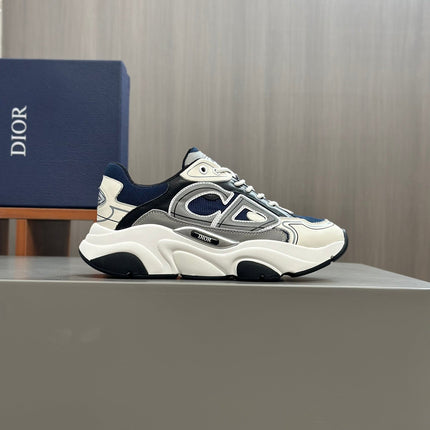 CD B22 SNEAKER NAVY AND WHITE MESH FABRIC