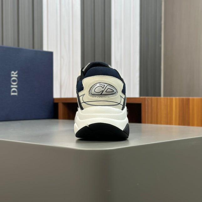 CD B22 SNEAKER NAVY AND WHITE MESH FABRIC