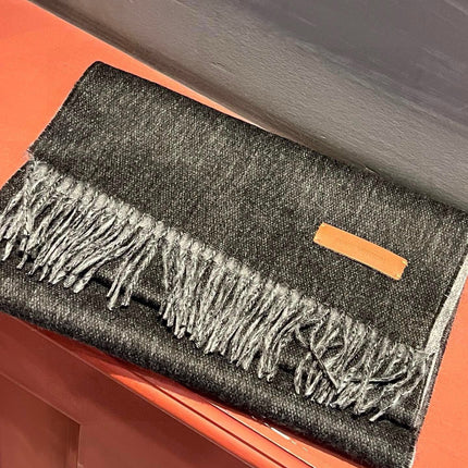 SCARF 180 CM IN BLACK CASHMERE 396477