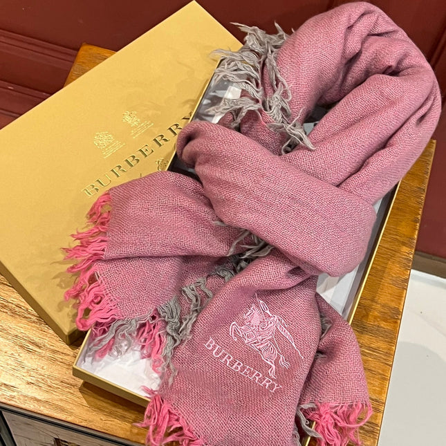 SCARF 200 CM IN FLAMINGO PINK CASHMERE 410225