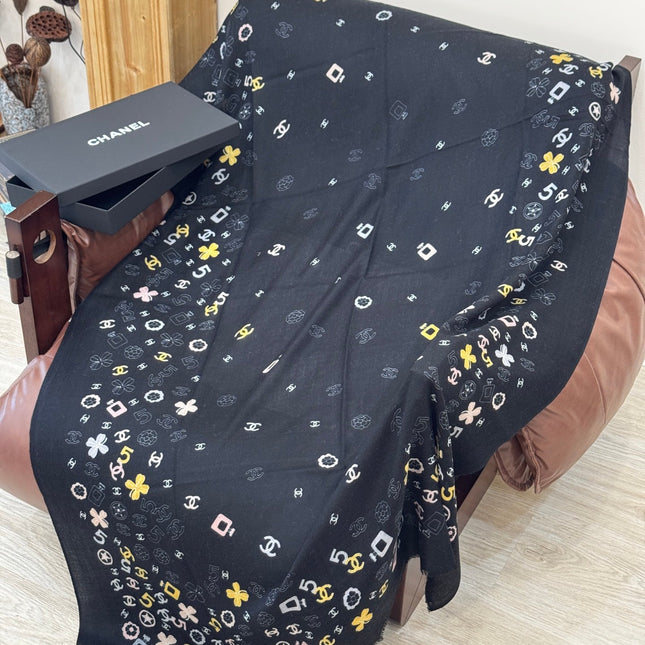 CHANEL 25S SCARF 200 IN CASHMERE 727295