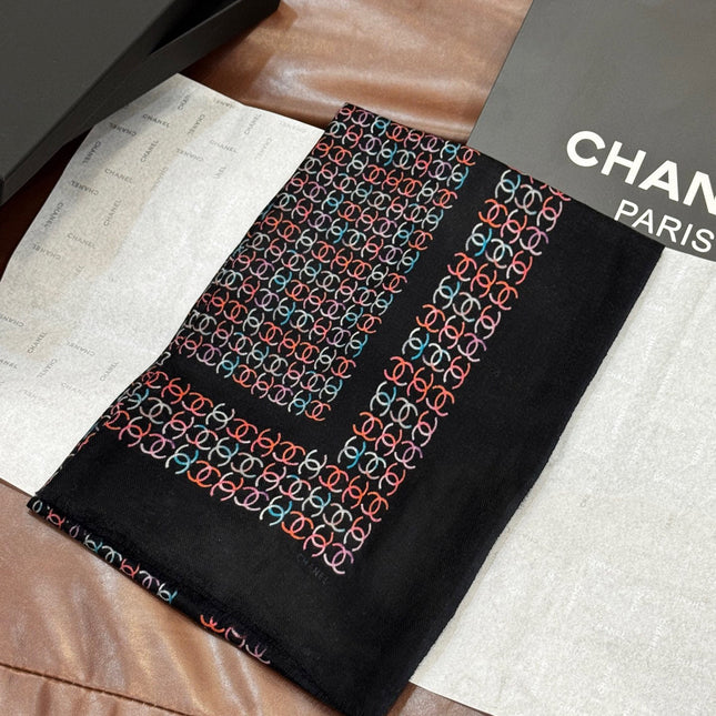 CHANEL 25S SCARF 200 IN CASHMERE 728979